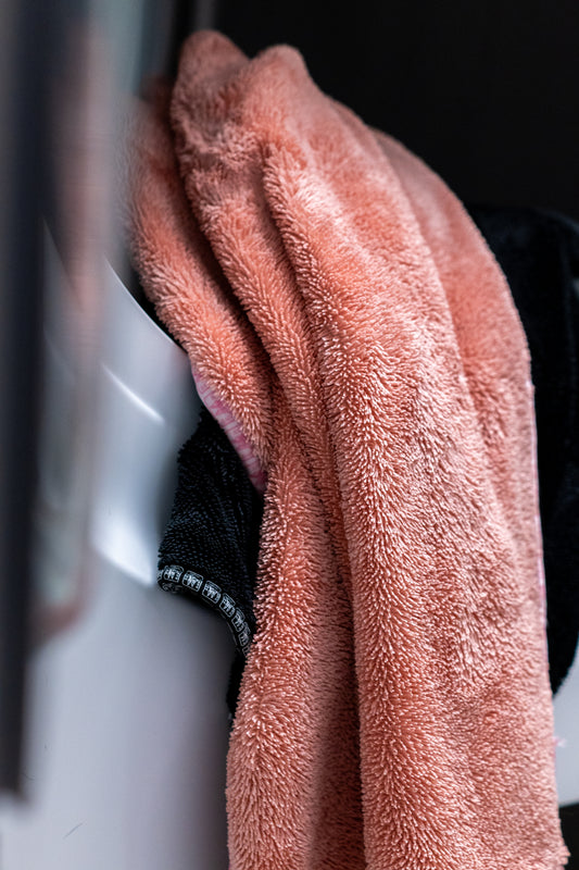 24" x 35" Pink Devil Dog Premium Pet Drying Towel