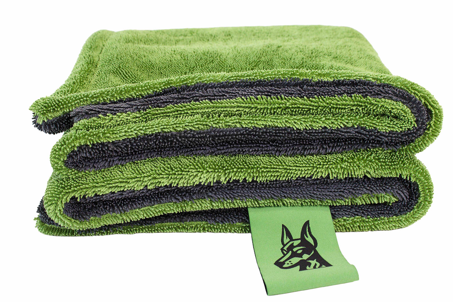 XL 24"x45" Green Devil Dog Truck Drying Towel