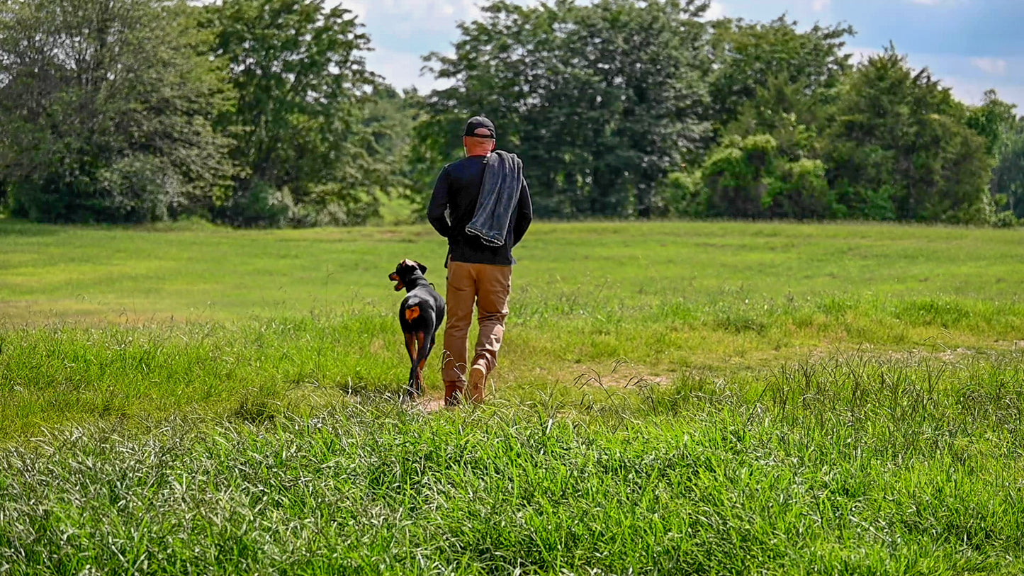 24" x 35" Gray Devil Dog Premium Pet Drying Towel
